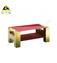H字型客廳主桌-鍍鈦金(CT-H01GOR)